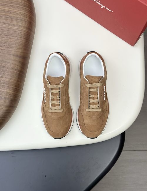 Ferragamo Top-Tier Casual Shoes With Imported Leather