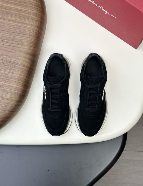 Ferragamo Top-Tier Casual Shoes With Imported Leather