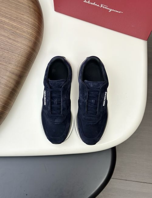 Ferragamo Top-Tier Casual Shoes With Imported Leather