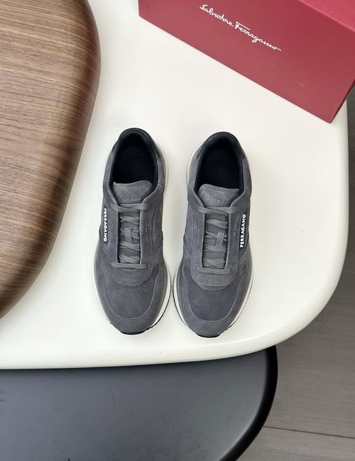 Ferragamo Top-Tier Casual Shoes With Imported Leather