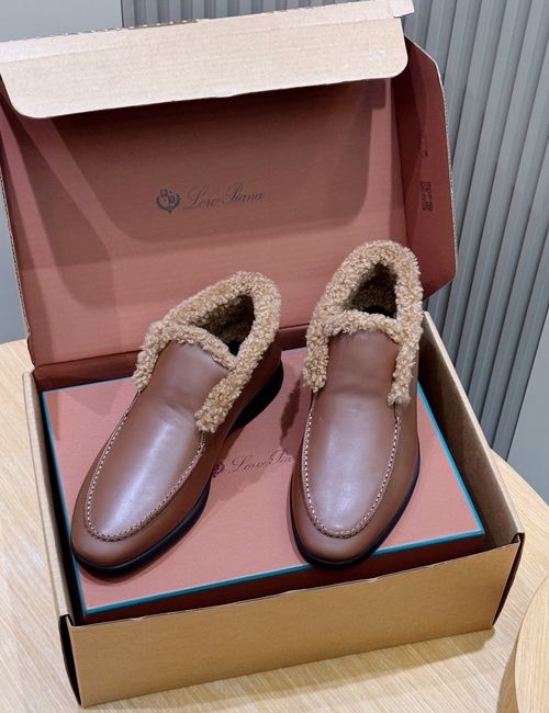 Loro Piana LP Open Walk Wool Boots Non-slip Sole