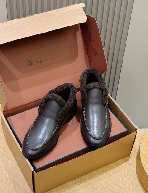 Loro Piana LP Open Walk Wool Boots Non-slip Sole
