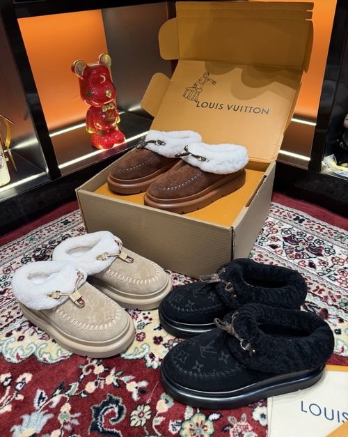 UGG Fleece Lined Casual Loafers With Eva Sole