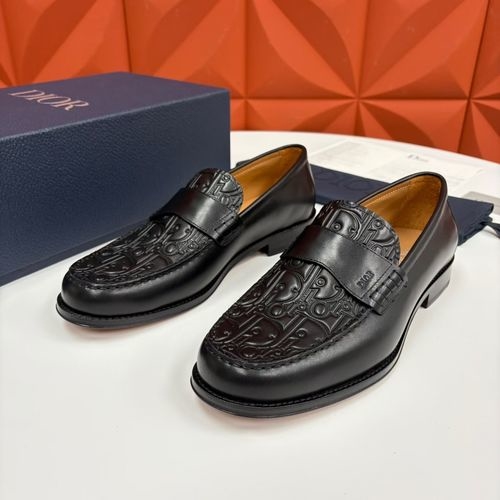 Christian Dior CD Granville Loafers Smooth Leather