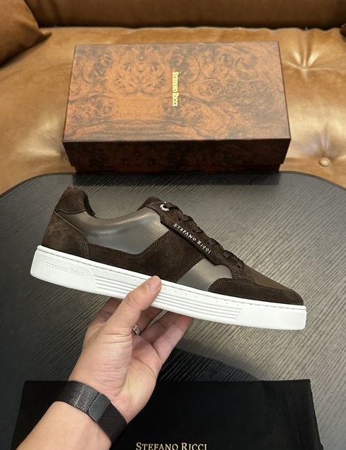 Stefano Ricci Soft Cowhide Comfortable Sneakers
