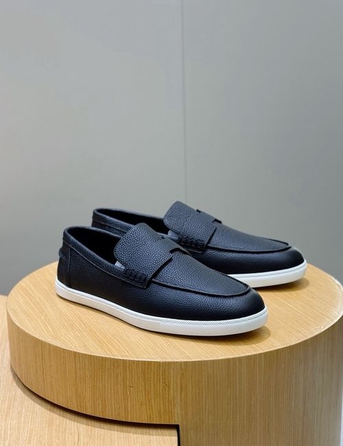 Hermes Saddle Buckle Pattern Loafers