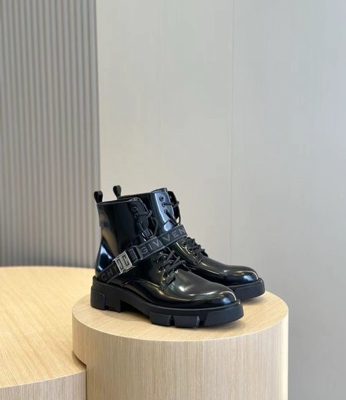 Givenchy Terra Webbing Martin Boots With 4G Logo