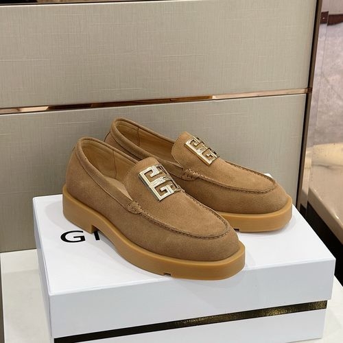 Givenchy Squared Toe Loafers With Metal Decor