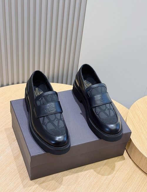 Valentino Gentleglam Derby Shoes With Mini Studs