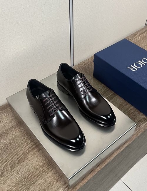Christian Dior CD Light Coffee Calfskin Loafers