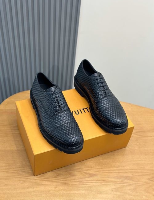 Louis Vuitton LV Premium Leather Shoes With TPR Sole