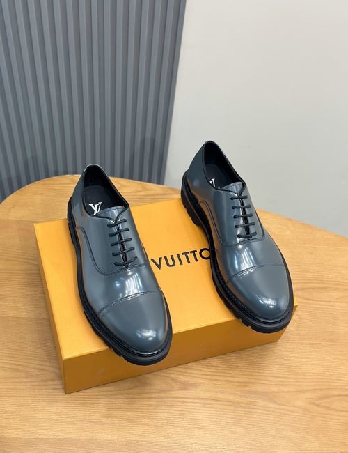 Louis Vuitton LV Premium Leather Shoes With TPR Sole