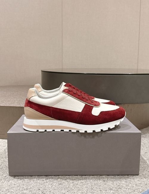 Brunello Cucinelli BC BC Color-block Cowhide Low-top Sneakers