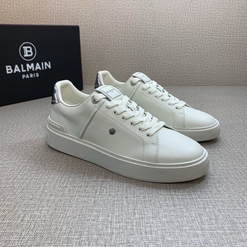 Balmain Calfskin Upper Sneakers With TPU Outsole
