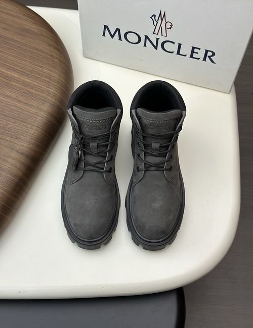 Moncler High-top Suede Leather Hiking Boots