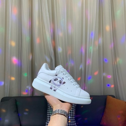 McQueen Premium Leather Upper Shoes
