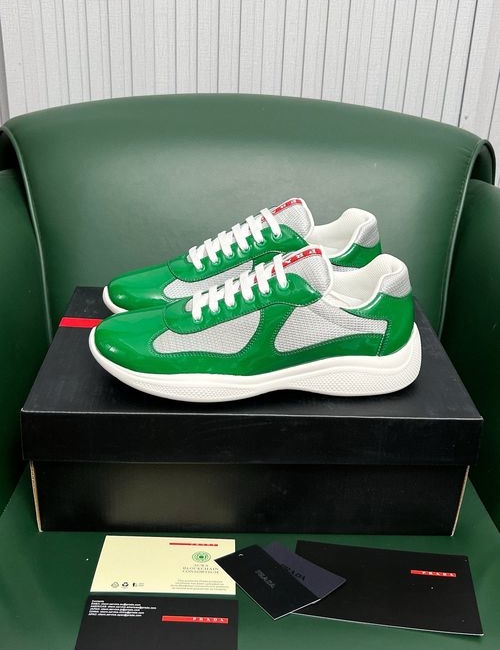 Prada Linea Rossa Sailing Style Sneakers