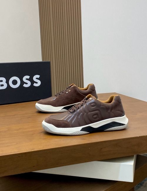 Hugo Boss Frosted Cowhide Casual Sneakers