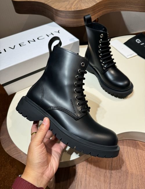 Givenchy Terra Martin Boots With Leather Upper