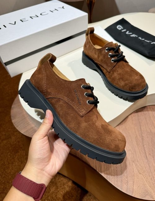 Givenchy Terra Round Toe Martin Boots With Logo Clasp