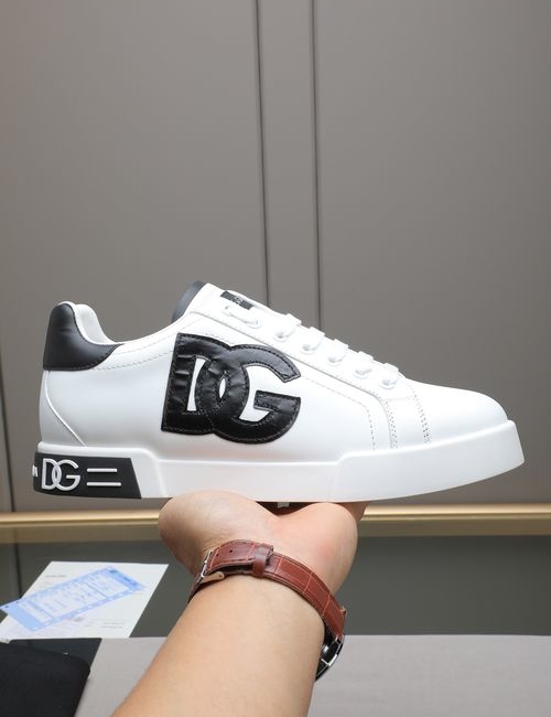 Dolce & Gabbana DG Portofino Series Napa Leather Sneakers