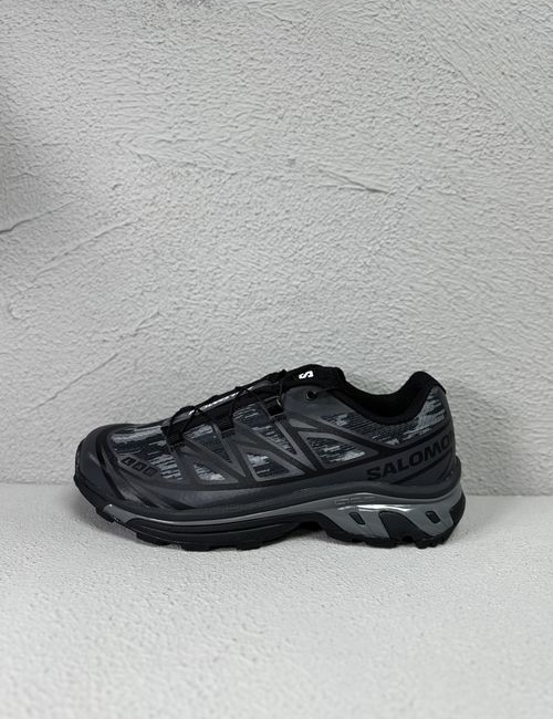 Salomon XT-6 Camo Outdoor Functional Shoes Black Grey