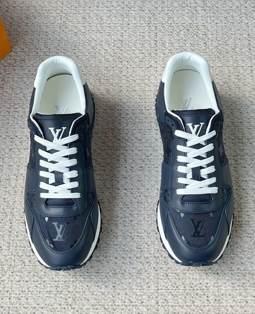 Louis Vuitton LV Classic Canvas Leather Run Away Sneakers