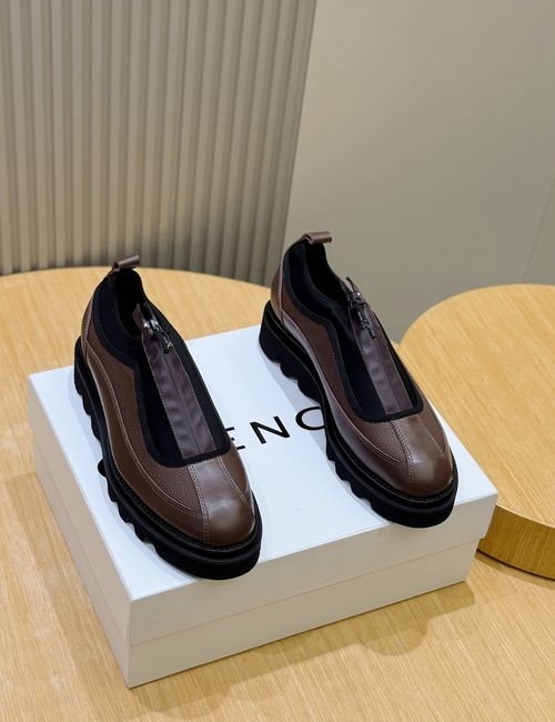 Givenchy Round Toe Thick Sole Leather Shoes