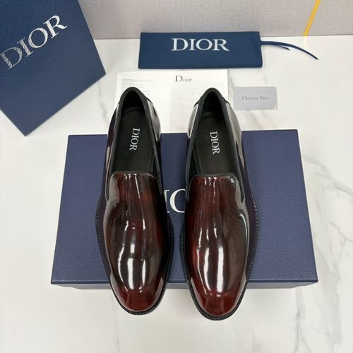 Christian Dior CD Timeless Oblique Printed Loafer Shoes