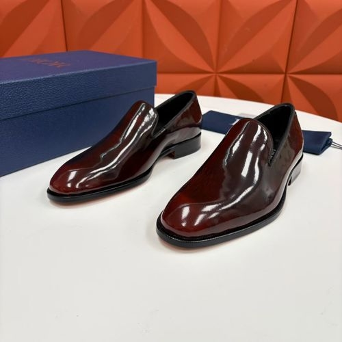Christian Dior CD Timeless Oblique Printed Loafer Shoes
