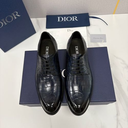 Christian Dior CD Timeless Oblique Printed Loafer Shoes