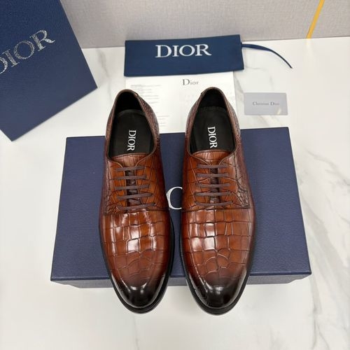 Christian Dior CD Timeless Oblique Printed Loafer Shoes