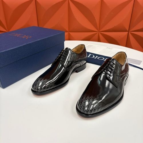 Christian Dior CD Timeless Oblique Printed Loafer Shoes