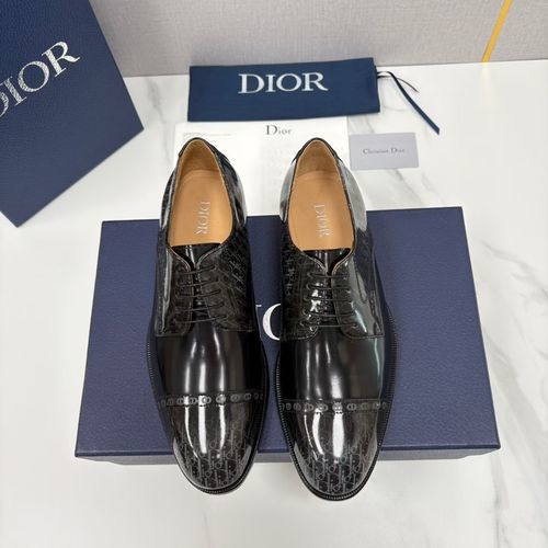 Christian Dior CD Timeless Oblique Printed Loafer Shoes