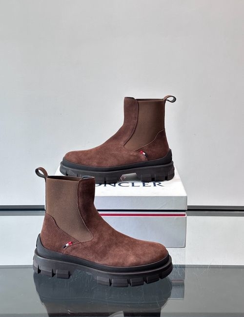 Moncler High-top Leather Casual Boots