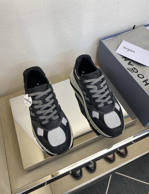 Hogan Premium Skate Shoes With Matte Leather Upper