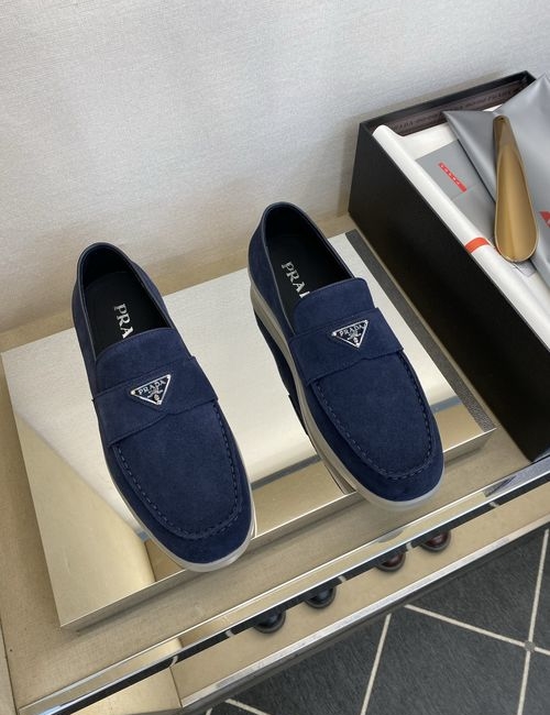 Prada High-quality Casual Suede Cowhide Shoes
