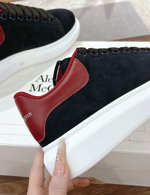 McQueen Classic Casual White Leather Shoes