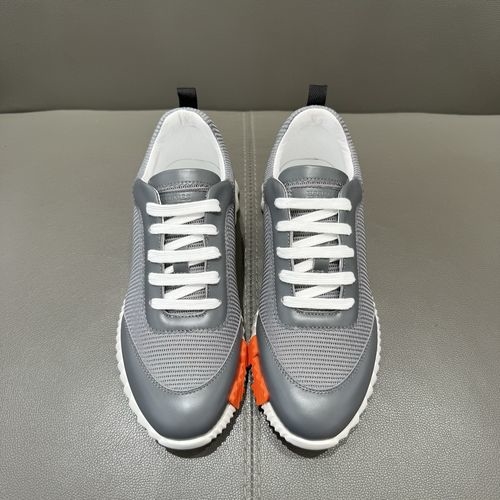 Hermes Mesh Suede Goatskin Sneakers