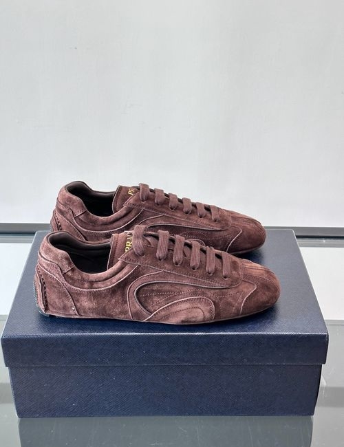 Prada Nappa Leather Low-top Sneakers