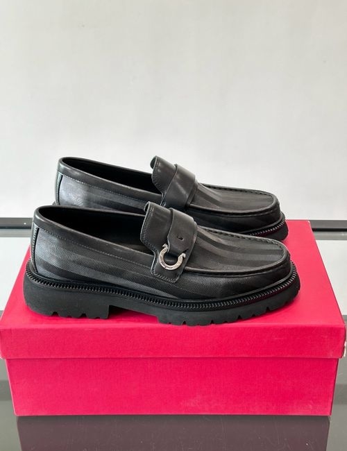 Ferragamo Top-grain Leather Dress Shoes