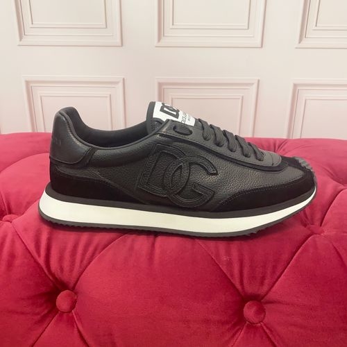 Dolce & Gabbana DG Premium Suede Leather Casual Shoes