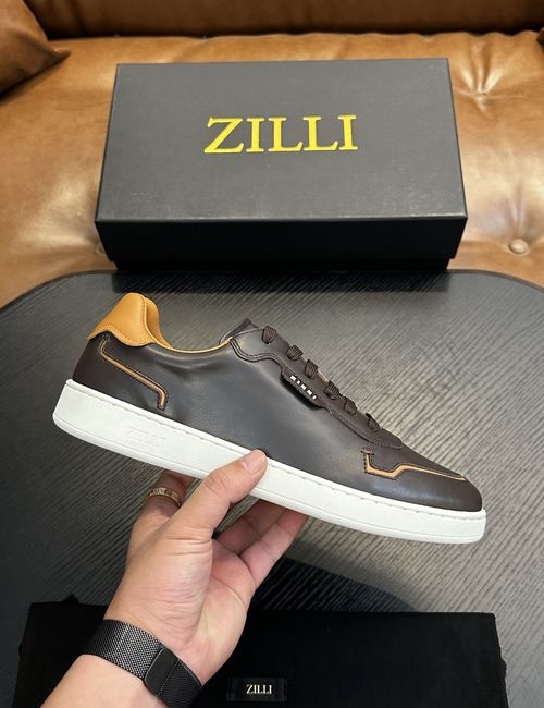 Zilli Handmade Leather Comfortable Casual Shoes