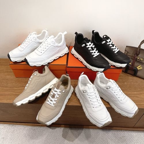 Hermes Trail Slip On Sneakers Genuine Leather