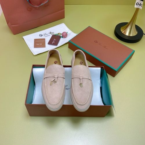 Loro Piana LP Suede Mules With Non-slip Rubber Sole