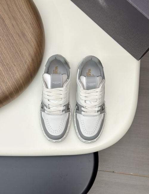 Valentino Color-block Leather Low-top Sneakers