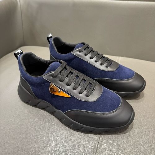 Fendi Monster Casual Leather Sneakers
