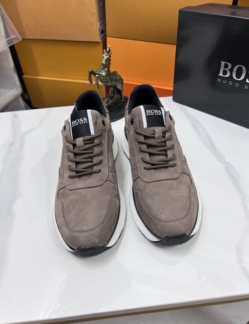 Hugo Boss Casual Shoes With Cowhide Upper Sheepskin Lining