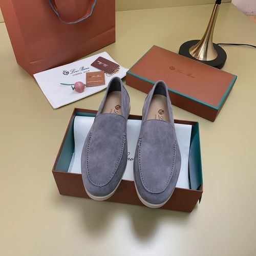 Loro Piana LP Suede Mules With Non-slip Rubber Sole