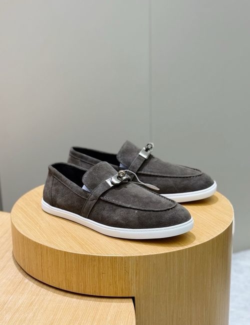Hermes Like Leather Loafers